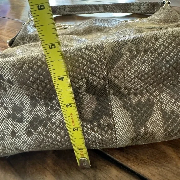 ANTONIO MELANI Large Snake Print Hobo Handbag - Picture 6 of 14